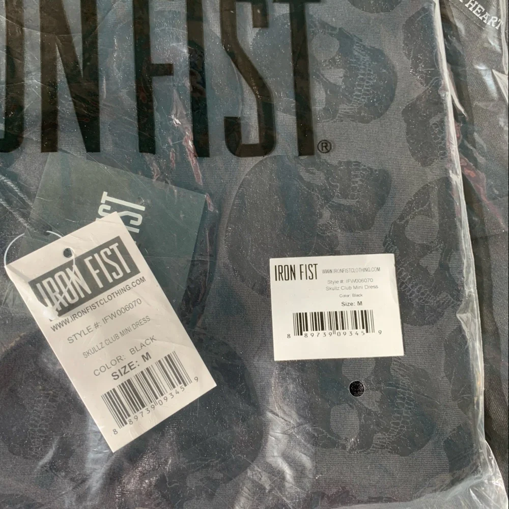 IRON FIST | NWT Skullz Club Mini Dress Size M - Picture 3 of 4